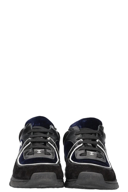 Chanel Velour Runners Black & Silver "Unworn"