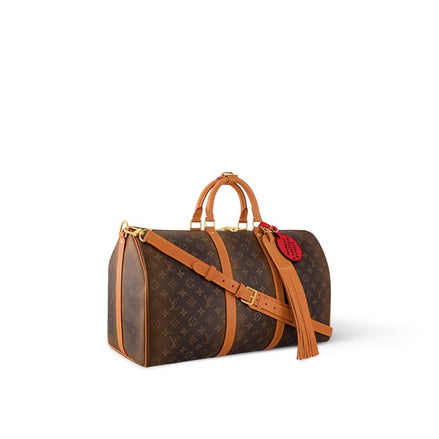 Louis Vuitton Rare Monogram Keepall Bandoulière 50 with Red Tag "Unworn"
