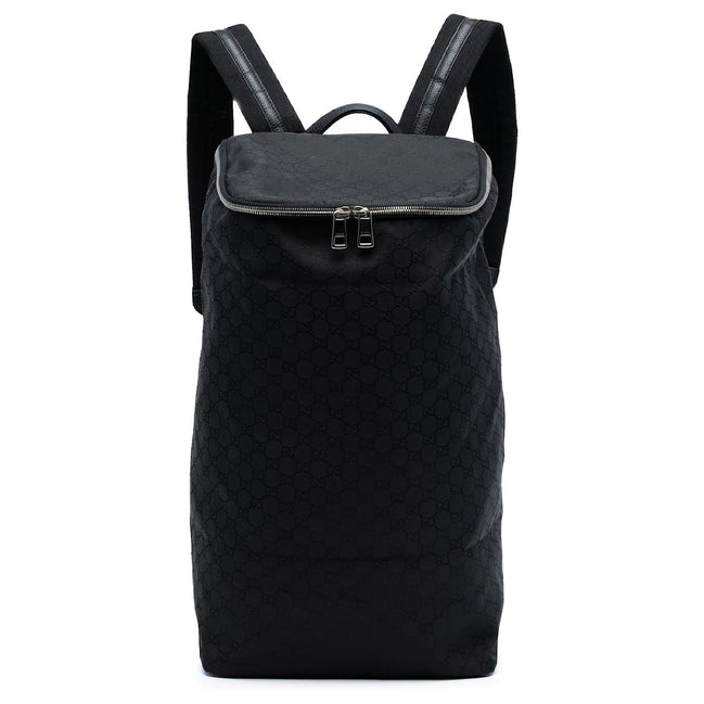 Gucci Black GG Nylon Monogram Backpack "Unworn"