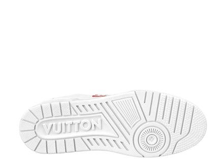 Louis Vuitton White & Red Graphic LV Trainers "Unworn"