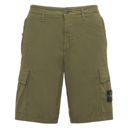 Stone Island Nylon Metal Cargo Shorts Olive Green (Pre-Loved)