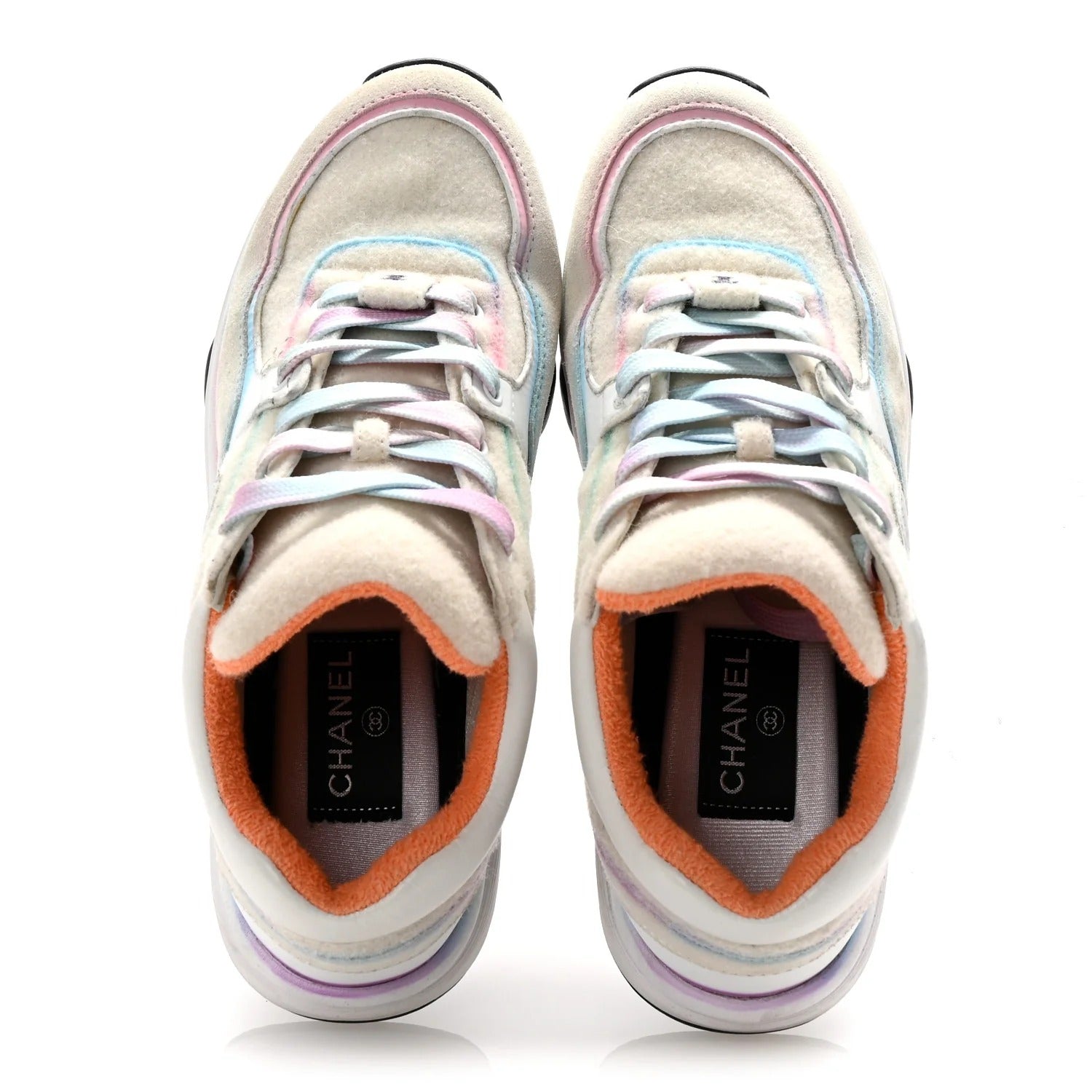 Rare Pastel Chanel CC Runner Sneakers 