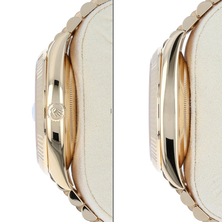 Rolex Day-Date 36 128238 Yellow Gold Green Ombré Diamond Dial "Unworn"