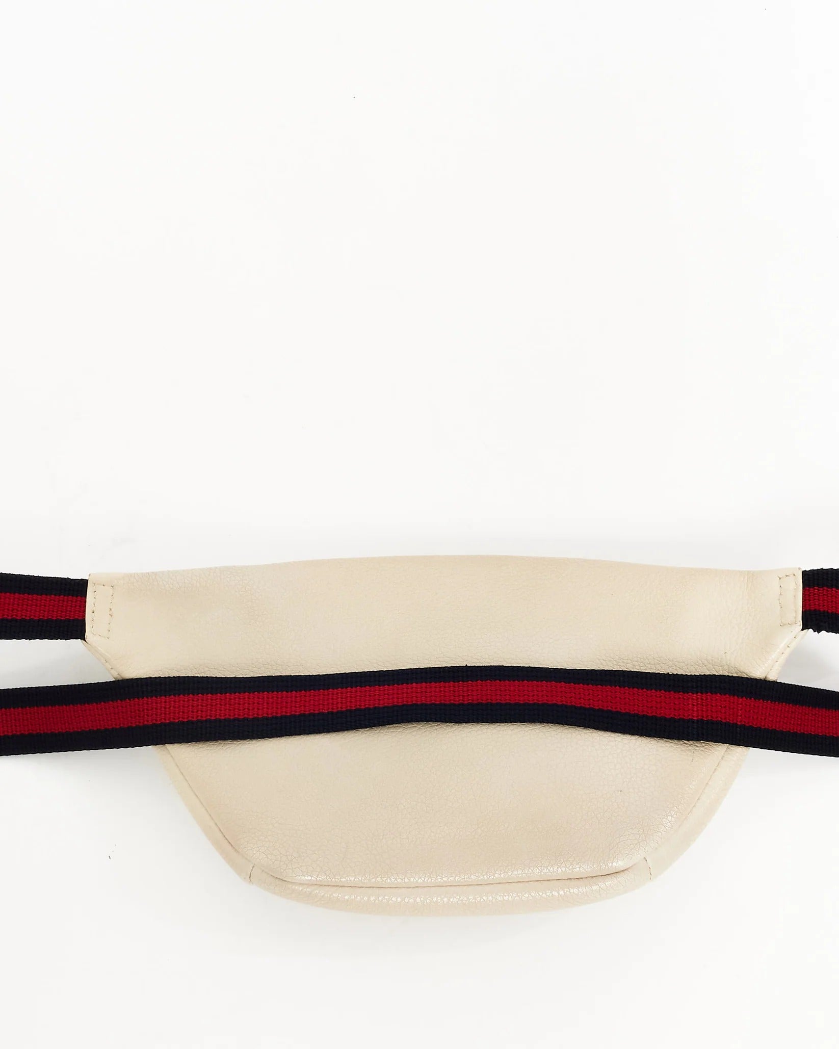 Gucci Vintage Logo Belt Bag Off-White Leather (Pre-Loved)