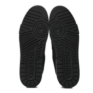 Louis Vuitton Black Suede & Leather Low-Top Sneakers (Pre-Loved)