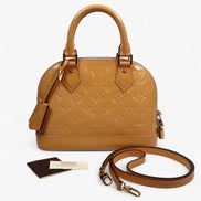 Louis Vuitton Alma BB Rose Ballerine Vernis Leather (Pre-Loved)