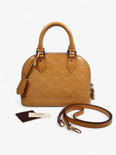 Louis Vuitton Alma BB Rose Ballerine Vernis Leather (Pre-Loved)