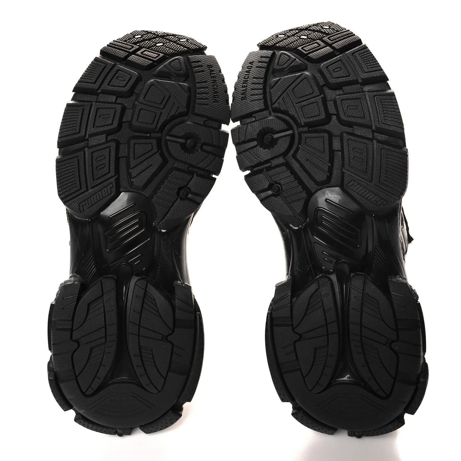 Balenciaga Black & Red Graffiti Runner Sneakers 