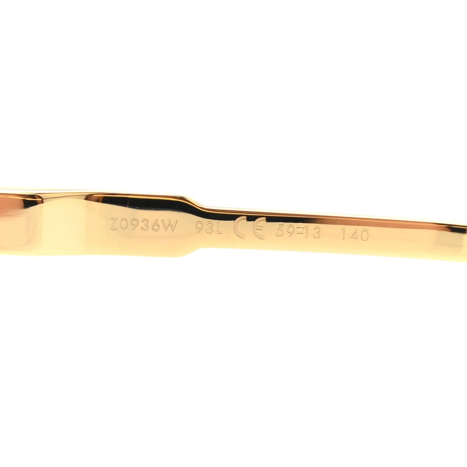 Louis Vuitton 1.1 Evidence Black and Gold Sunglasses 