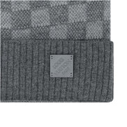 Louis Vuitton Grey Petit Damier Knit Beanie 