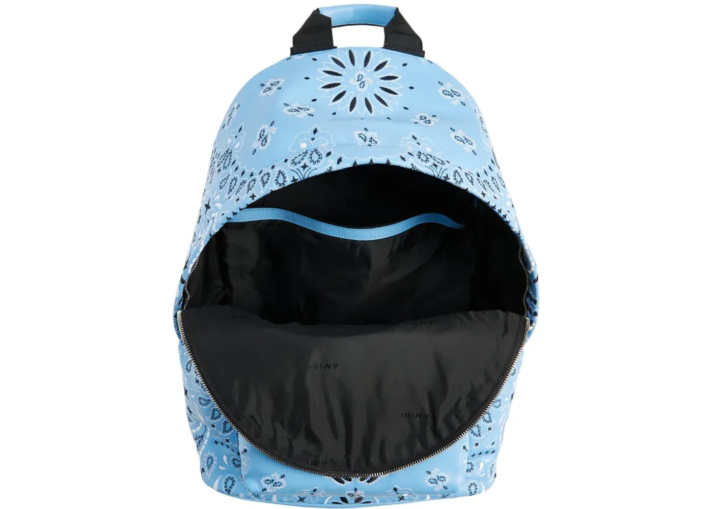 Amiri MA Bandana Print Backpack Light Blue 