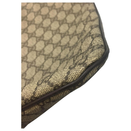Gucci GG Supreme Canvas Flat Crossbody Bag (Pre-Loved)