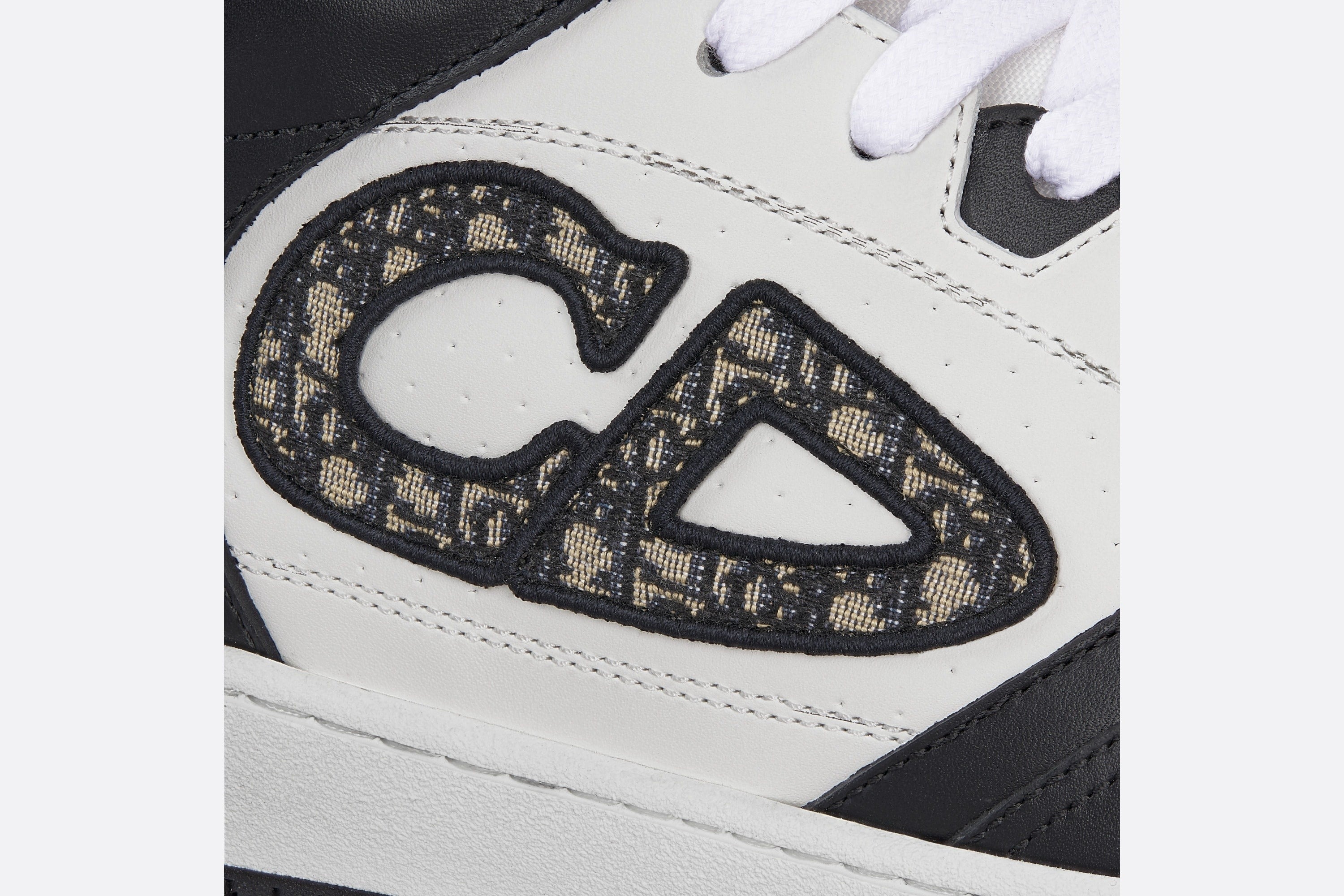 Dior Black & White Oblique B27 Low-Top Sneakers 