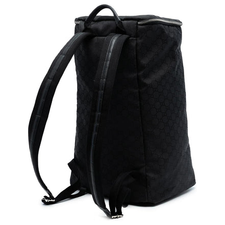 Gucci Black GG Nylon Monogram Backpack "Unworn"
