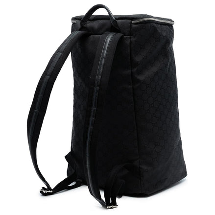 Gucci Black GG Nylon Monogram Backpack "Unworn"