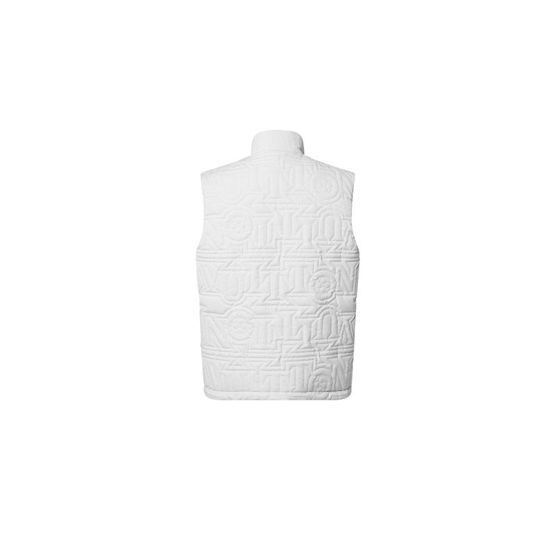 White Louis Vuitton Snowfall Gilet 