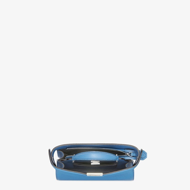 Fendi Peekaboo ISeeU X-Cross Bag Cornflower Blue 