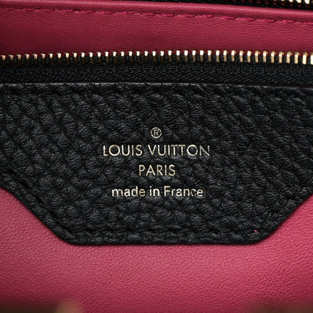 Louis Vuitton Black Taurillon Leather Capucines MM (Pre-Loved)