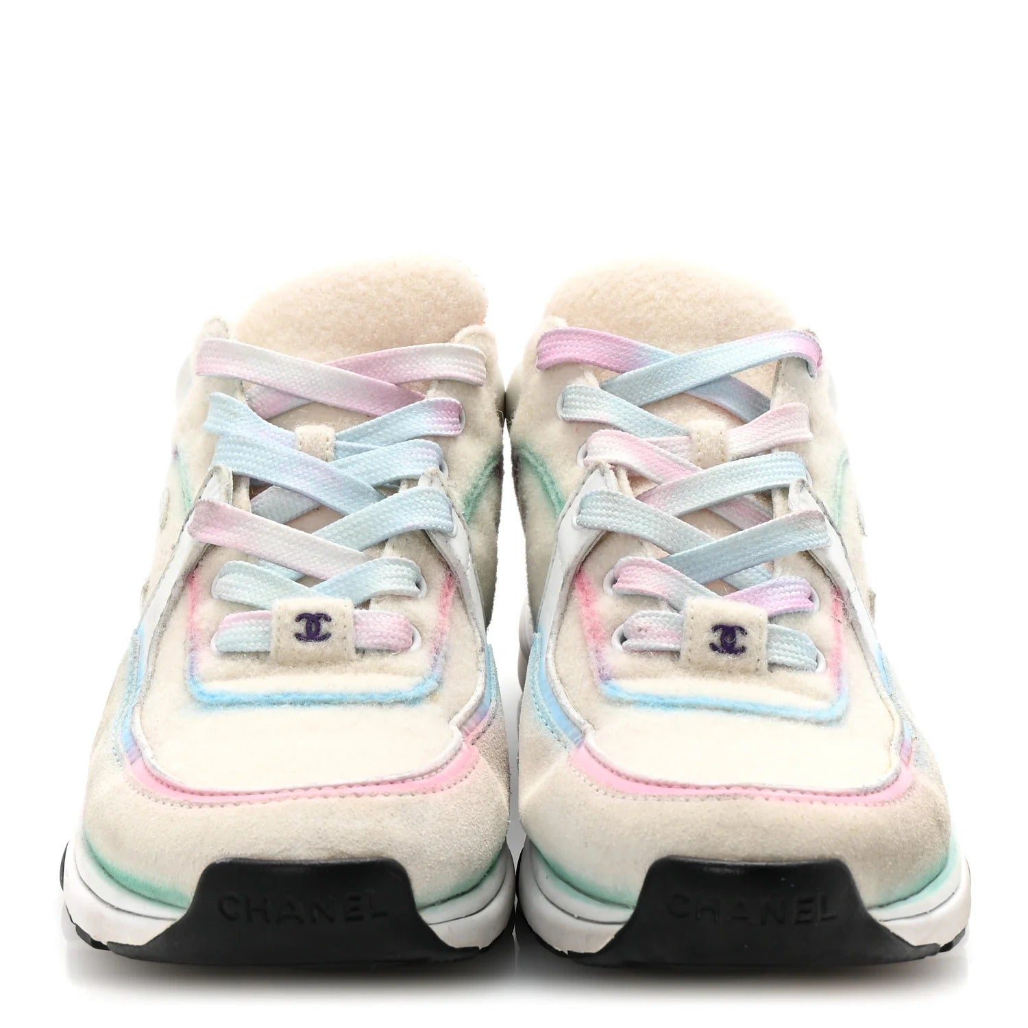 Rare Pastel Chanel CC Runner Sneakers 