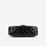 Chanel Jumbo Classic Double Flap Black Patent Leather 