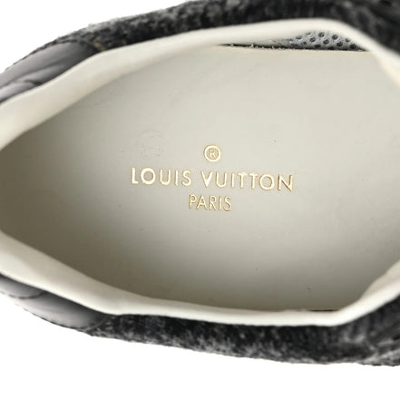 Louis Vuitton Black Damier Knit Run Away Sneakers (Pre-loved)