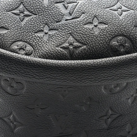 Louis Vuitton Black Monogram Shadow Hobo Hamac Bag "Unworn"