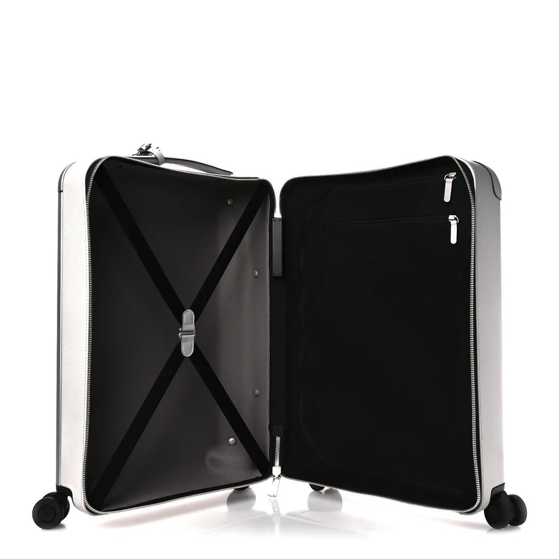 Louis Vuitton horizon 55 suitcase white 