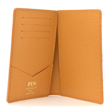 Louis Vuitton White Monogram Giant Stickers Passport Cover (Pre-Loved)