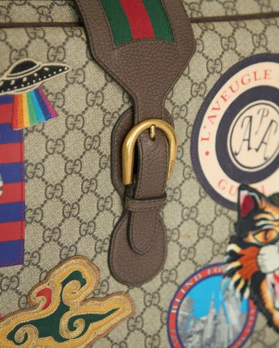Gucci Courrier GG Supreme Soft Suitcase (Pre-Loved)
