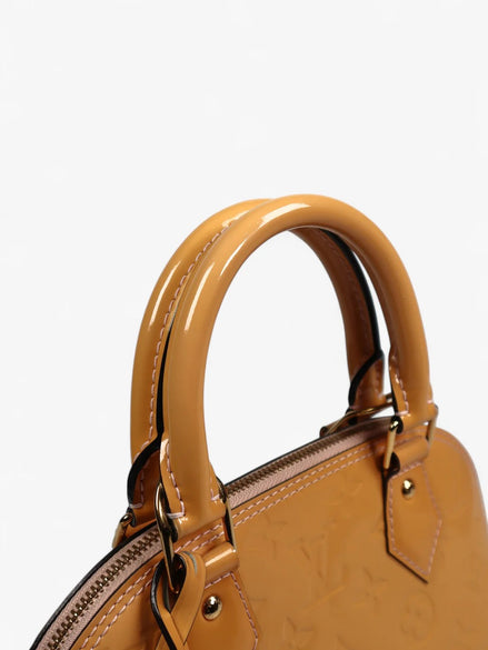 Louis Vuitton Alma BB Rose Ballerine Vernis Leather (Pre-Loved)