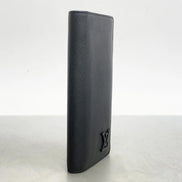 Louis Vuitton Aerogram Black Leather Brazza Wallet 