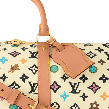 Louis Vuitton x Tyler, The Creator Monogram Craggy White Keepall 45 Bag "Unworn"