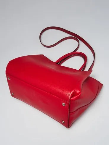 Louis Vuitton Rubis Red Taurillon Leather Lockmeto Tote "Unworn"
