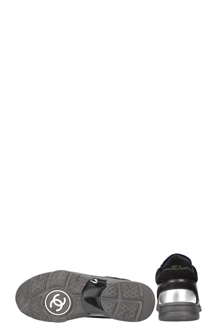 Chanel Velour Runners Black & Silver "Unworn"