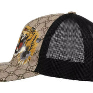 Gucci Tiger Print GG Supreme Baseball Hat (Pre-Loved)