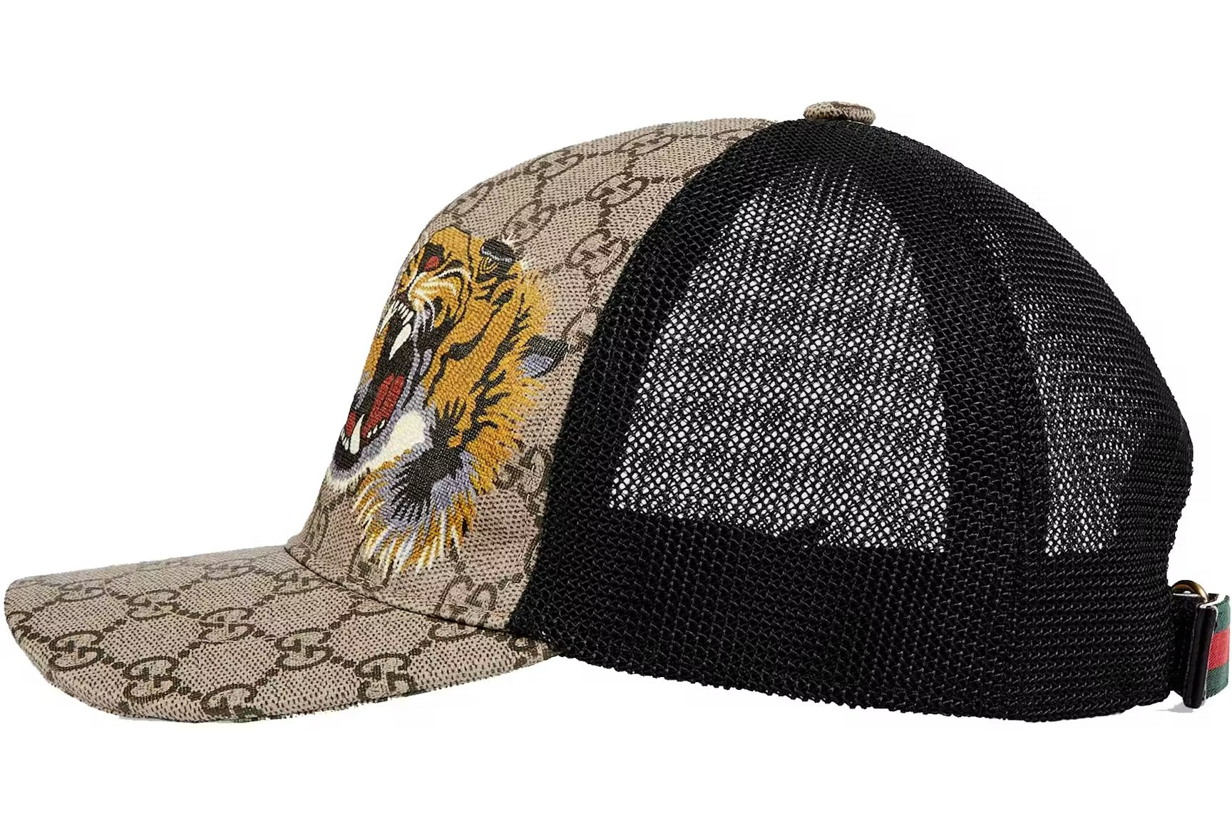 Gucci Tiger Print GG Supreme Baseball Hat (Pre-Loved)