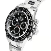 Rolex Cosmograph Daytona Stainless Steel Black Dial 126500LN 