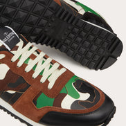 Valentino Garavani Rockrunner Classic Camouflage Sneakers (Pre-Loved)