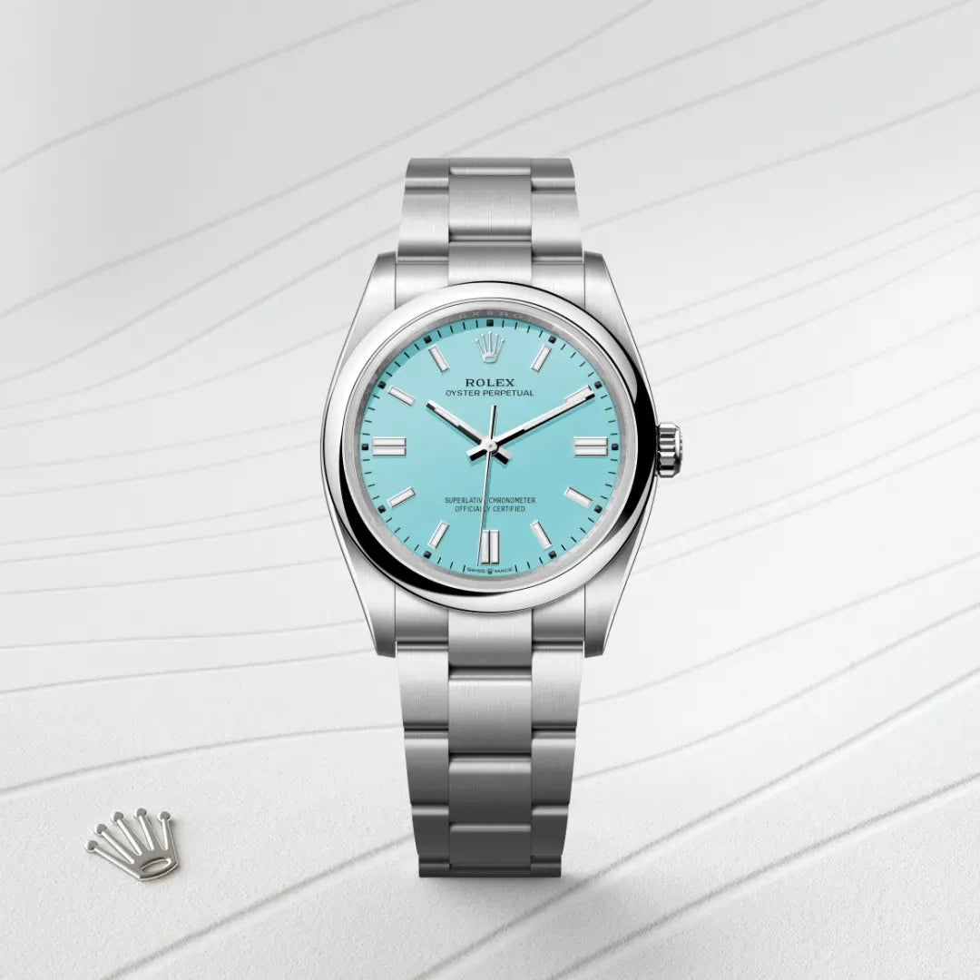 Rolex Oyster Perpetual 36 126000 Turquoise Blue 