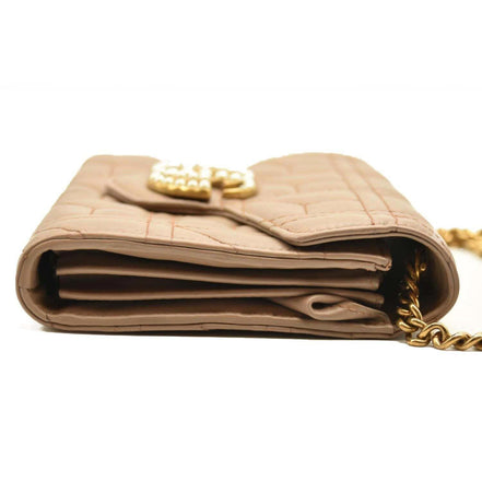 Gucci GG Marmont Matelassé Pearl Wallet on Chain Dusty Pink "Unworn"