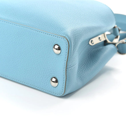 Louis Vuitton Light Blue Taurillon Leather Capucines BB (Pre-Loved)