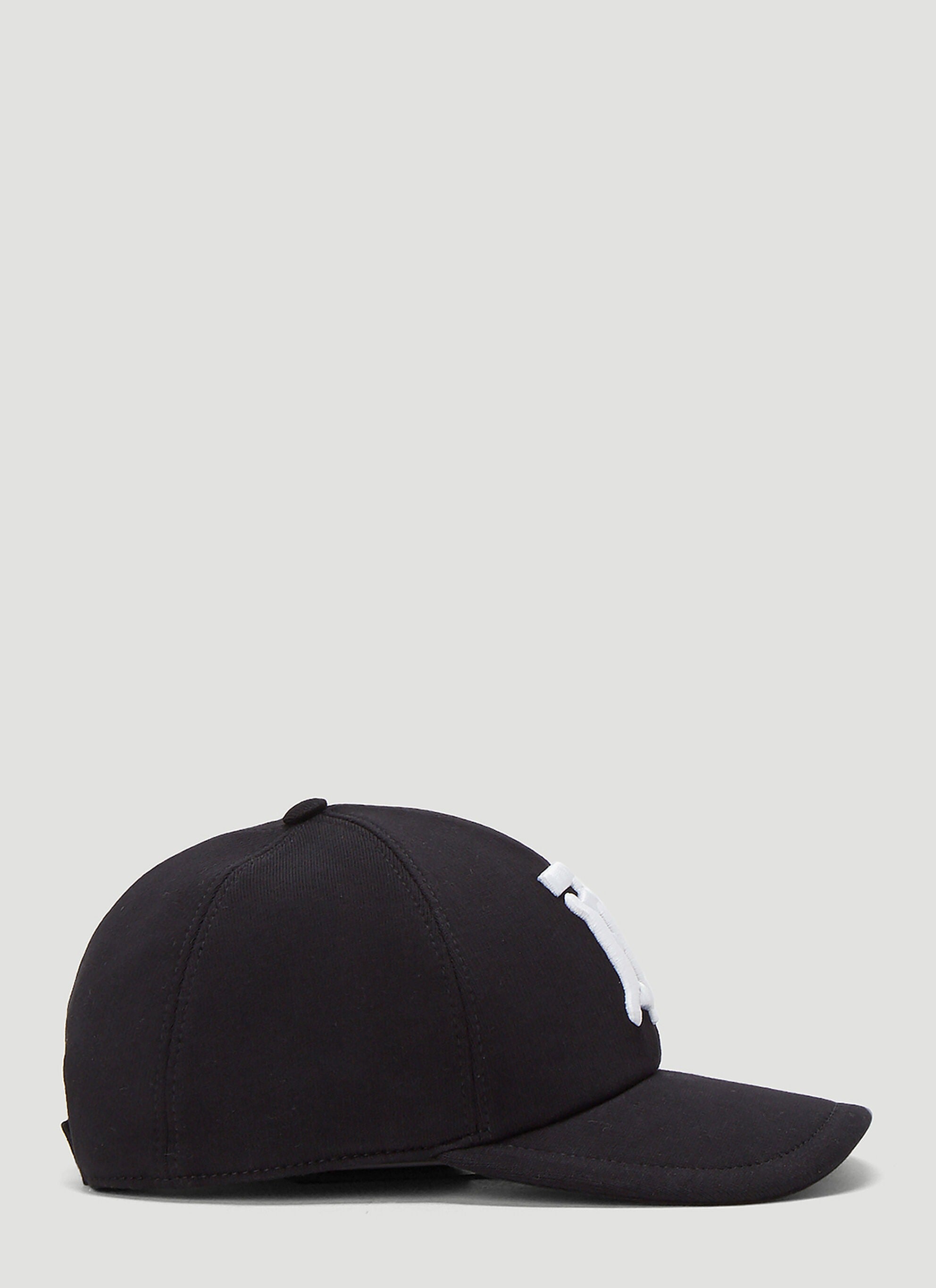 Burberry Black TB Monogram Baseball Cap (Pre-Loved)