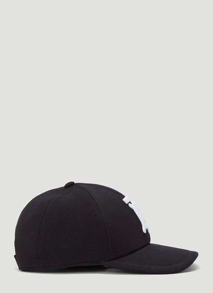 Burberry Black TB Monogram Baseball Cap (Pre-Loved)
