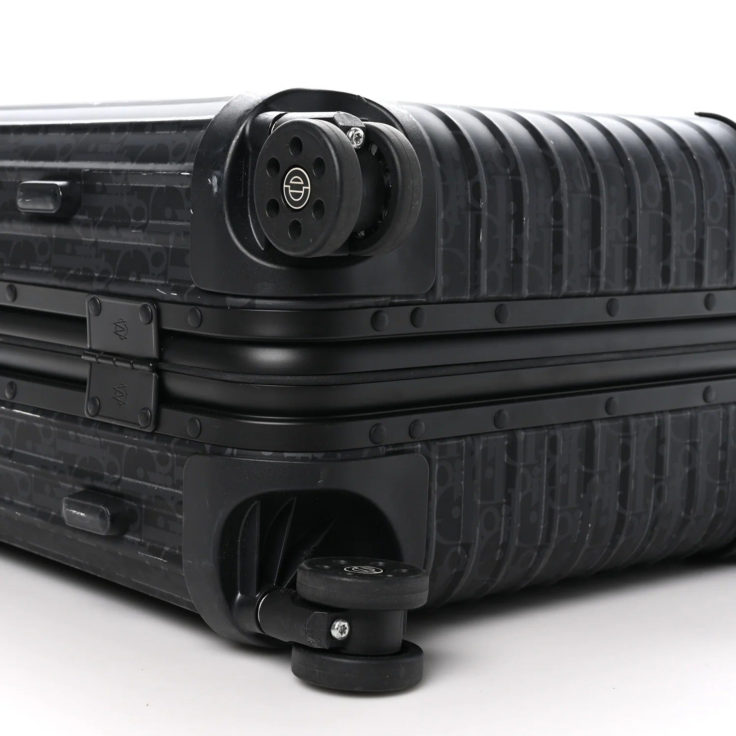 Dior x Rimowa Black Oblique Aluminium Suitcase
