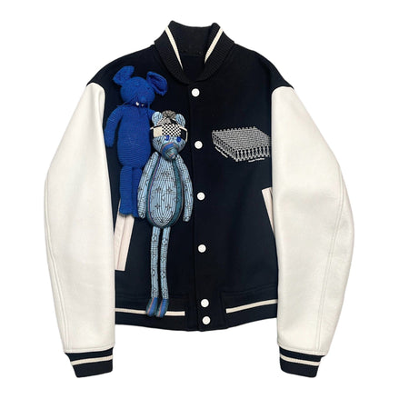 Louis Vuitton 2021 'People Together' Puppet Varsity Jacket (Pre-Loved)