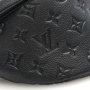 Louis Vuitton Black Monogram Shadow Hobo Hamac Bag 