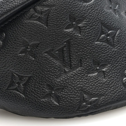 Louis Vuitton Black Monogram Shadow Hobo Hamac Bag "Unworn"