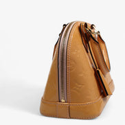 Louis Vuitton Alma BB Rose Ballerine Vernis Leather (Pre-Loved)