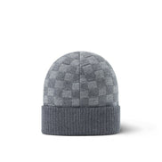 Louis Vuitton Grey Petit Damier Knit Beanie 
