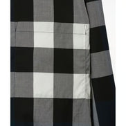 Burberry Navy Check Long-Sleeve Shirt (Pre-Loved)